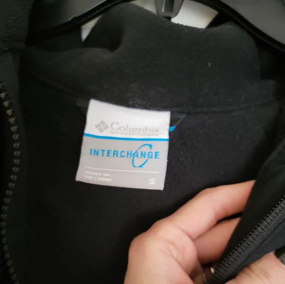 2 IN 1 COLUMBIA WOMENS WINTER JACKET COAT BLACK & WHITE - Picture 12 of 12